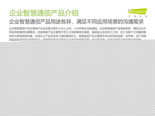 2021年中国企业智慧通信产品研究报告